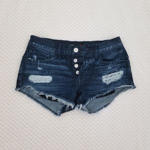 3x1 NYC Distressed Button Fly Jean Shorts - Size 25